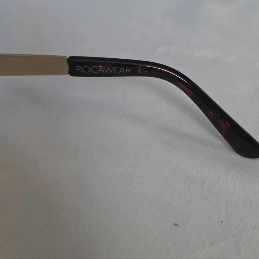 Rocawear Aviator Gold Frame Brown Gradient Lens Sunglasses 820-R R506 GLD